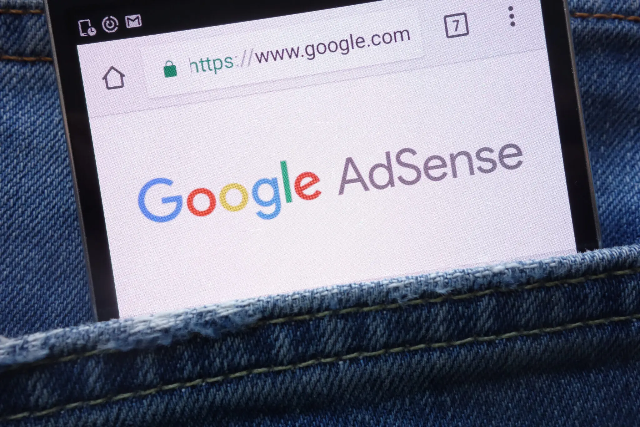 Konskie,,Poland,-,May,19,,2018:,Google,Adsense,Website,Displayed